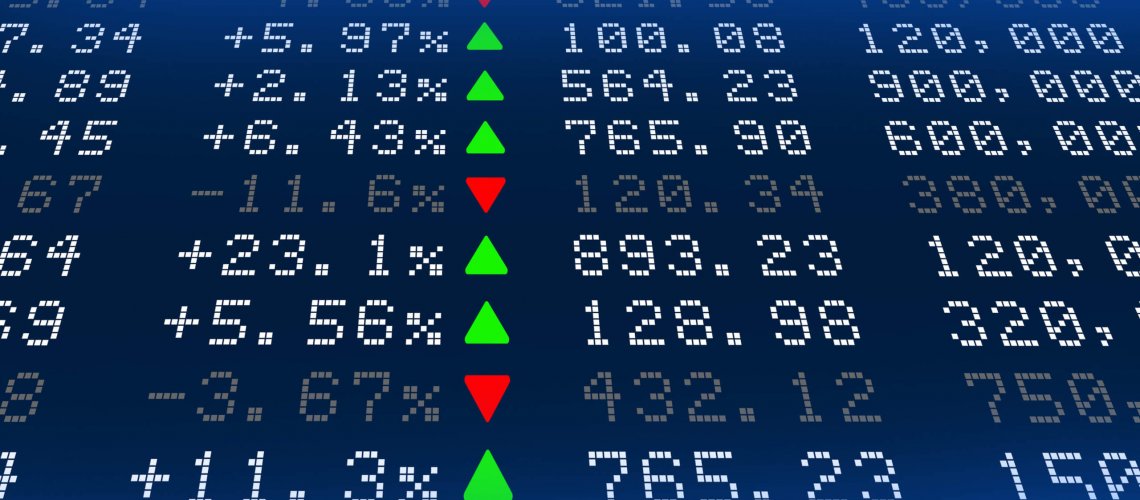 Digital,Stock,Exchange,Panel